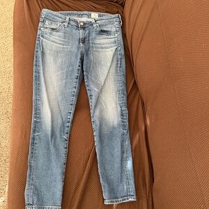 AG Adriano Goldschmied Faded Blue Skinny Jeans